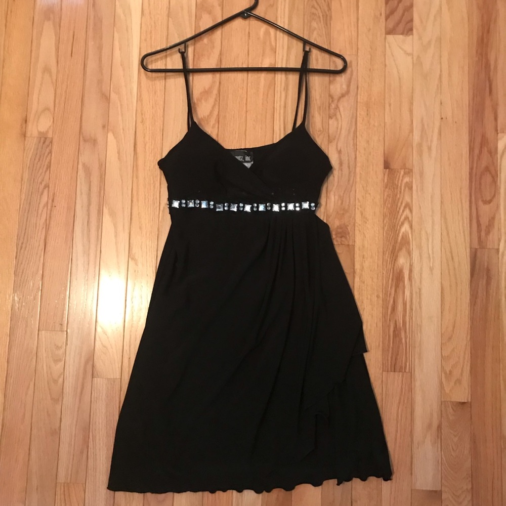 Dress with Rhinestone detailing